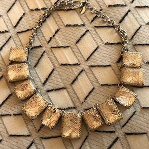 LOFT Lace detail statement necklace